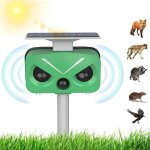 R�pulsif chat / chien / oiseaux ultrason ext�rieur solaire + usb jardins champs p�pini�res pzcc