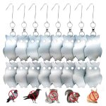 R�pulsif d?oiseaux r�fl�chissant ? hibou suspendu anti - pigeon pour balcon et cour