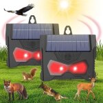 R�pulsif solaire pour animaux lot de 2 lumi�res clignotantes rouges ip66