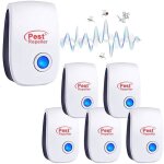 Rpulsif ultrason anti - rongeurs insectes - 6 pcs - lectronique - intrieur - sans danger