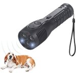 Gigicial rpulsif  ultrasons pour chien  led - dispositif anti - aboiement portable et rechargeable ...