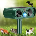 R�pulsif ultrason solaire ext�rieur avec d�tecteur mouvement - anti - chats renards chiens �cureuils ...