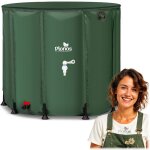 R�servoir deau de pluie - janshop - 650l - r�sistant uv - pvc �pais - robinet avec vanne - vanne de vidange ...