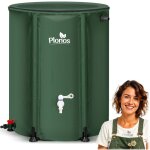 R�servoir deau de pluie - janshop - 500l - pvc r�sistant - robinet int�gr� - vanne de vidange - 98 cm ...