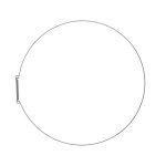 Ressort fixation arri�re joint de hublot machine � laver lave - linge 4861en3002a 4861er2001b lg daewoo ...