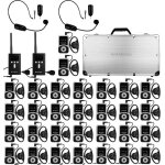 Retekess t130 syst�me de guide touristique avec chargement 32 emplacementsenceinte nomade portable mobile ...