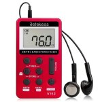 Retekess v112 mini radio fm de pocheradio portablefm amrechargeable walkmanrveillprise casquedextrieurpour ...