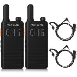 Retevis b63h talkie walkie longue porte radio bidirectionnelle ultra - fine avec ecran 1620mah vox profession ...