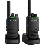 Retevis b64 talkie walkie radios bidirectionnelles r�duction du bruit par puce ai bilat�rale usb - c ...
