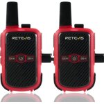 Retevis rt15 talkie walkie rechargeable professionnel 1000 mah vox longue porte pour voyages en famille ...