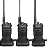 Retevis rt86 talkie walkie professionnel radio bidirectionnelle longue portee 2600mah rechargeable pour ...