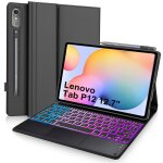 Coque clavier pour lenovo tab p12 12. 7 azerty franais rtroclair clavier dtachable avec trackpad ...