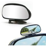 R�troviseur angle mort 360 degr�s grand angle r�glable pour voiture camion suv noir universel