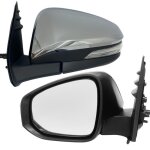 Rtroviseur gauche pour toyota hilux 2015?2020 lectrique clignotant chrome 5 pin sans chauffage ni rabattemen ...