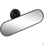 Rétroviseur rétroviseur intérieur universel pour voiture et camion ventouse 220 x 65 mm ? noir Rétroviseur rétroviseur intérieur universel pour voiture et camion ventouse 220 x 65 mm ? noir