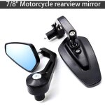 R�troviseurs moto 7 / 8 22mm retroviseur moto embout de guidon anti - glare retroviseur lat�raux moto ...