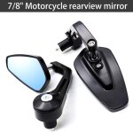 Rtroviseurs moto 7 / 8 22mm retroviseur moto embout de guidon anti - glare retroviseur latraux moto ...