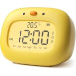 R�veil enfant r�veil matin num�rique 3 alarmes / 12 / 24 heure / snooze / minuterie / affichage de la ...