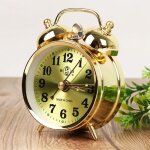 Réveil mécanique rétro doré horloge antique vintage horloge à remontage manuel horloge de table snooze ... Réveil mécanique rétro doré horloge antique vintage horloge à remontage manuel horloge de table snooze ...