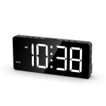 R�veil num�rique alarm r�veil led horloge num�rique snooze dst deux r�veils luminosit� et volume r�glable ...