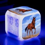 Rveil numrique de cheval pour enfant avec affichage led pour enfanttable bureaucadeau danniversaire ...
