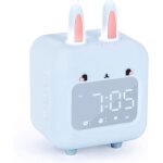 Rveil numrique pour enfants rveil lapin pour chambre de filles avec veilleuse compte  rebours bleu ...