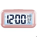 R�veil num�rique avec grand �cran lcd ? calendrier temp�rature affichage 12 / 24 heures veilleuse et ...