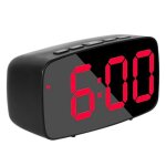 R�veil num�rique intelligent de chevet horloge de bureau usb de voyage � led rouge avec r�p�tition de ...