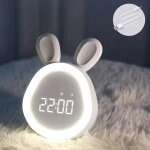 R�veil num�rique r�veil led petite horloge avec snooze luminosit� r�glable port de charge usbsnoozeextra ...