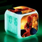 Rveil numrique de spider - man pour enfant avec affichage led pour enfanttable bureaucadeau danniversaire ...