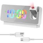Reveil projecteur plafond gagafeel réveil miroir Écran réveil projection avec température snooze mode ... Reveil projecteur plafond gagafeel réveil miroir Écran réveil projection avec température snooze mode ...