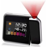 Rveil  projection calendrier  cran couleur station mto personnelle pour chambre  coucher projecteur ...