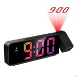 Réveil projection numérique horloge à projection 3 niveaux de luminosité snooze alarme jour de travail ... Réveil projection numérique horloge à projection 3 niveaux de luminosité snooze alarme jour de travail ...