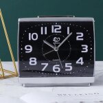 R�veil � quartz � piles pour chambre � coucher veilleuse silencieuse r�veil simple d�coration de bureau ...