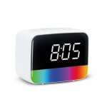 Mooov 477373 r�veil lumineux bluetooth avec bruits blancs - enceinte - eclairage progressif - rechargeable ...