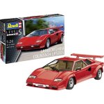 Maquette de voiture - revell - lamborghini countach lp500s - chelle 1:24 - plastique - noir