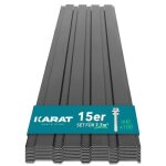 Revtement de mur et toit tles mtallique tle trapzodale lot de 15 tles tle avec vis 115 x 45 cm ...