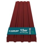 Revtement de mur et toit tles mtallique tle trapzodale lot de 15 tles tle avec vis 115 x 45 cm ...