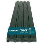 Revtement de mur et toit tles mtallique tle trapzodale lot de 15 tles tle avec vis 115 x 45 cm ...