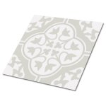 Revetement mural carreaux de vinyle carrelage pvc adh�sif - 9x30x30 - ornement floral - carreaux autocollants ...