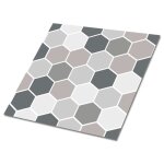 Revetement mural carreaux de vinyle carrelage pvc adhsif - 9x30x30 - rayon de miel - carreaux autocollants ...