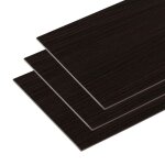 Rev�tement de sol pvc - dalles autocollantes - 502 m� - pour salon - imperm�ables - 36 pi�ces - noir