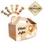 Revillon ballotin 60 papillotes chocolat & ptes de fruits 5 varits gourmandes coffret festif ?plaisir ...