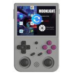 Rg353v - console de jeu portable linux - Écran ips 3. 5 - support multi - format carte tf 16g gris Rg353v - console de jeu portable linux - Écran ips 3. 5 - support multi - format carte tf 16g gris