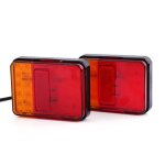 Rho - feu arrire  led 2 pices 12 v 30 led feux arrire feu arrire lampe davertissement pour remorque ...