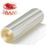 Rhodoid transparent patisserie 20cm rouleaux cercles � g�teau 6cm hauteur pour mousse dessert