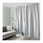 Rideau 100% occultant à pattes cachées eclipse - taille: 140x240cm - coloris: blanc Rideau 100% occultant à pattes cachées eclipse - taille: 140x240cm - coloris: blanc