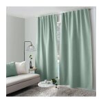 Rideau 100% occultant à pattes cachées eclipse - taille: 140x240cm - coloris: céladon Rideau 100% occultant à pattes cachées eclipse - taille: 140x240cm - coloris: céladon