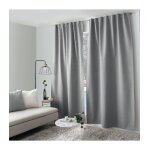 Rideau 100% occultant à pattes cachées eclipse - taille: 140x240cm - coloris: gris Rideau 100% occultant à pattes cachées eclipse - taille: 140x240cm - coloris: gris