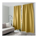 Rideau 100% occultant à pattes cachées eclipse - taille: 140x240cm - coloris: moutarde Rideau 100% occultant à pattes cachées eclipse - taille: 140x240cm - coloris: moutarde
